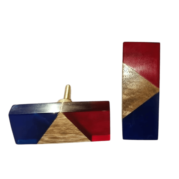 IRON & WOOD RESIN KNOB (POLISH & COLOR)